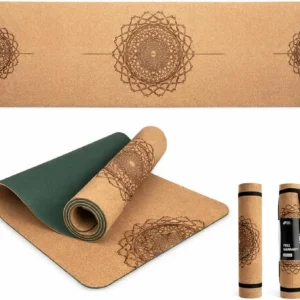 Cork Yoga Mat with Carrying Strap