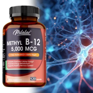 Vitamin B12 - 5000 MCG Supplement -Benefits Brain & Heart Function