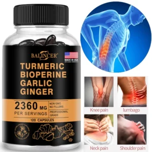 Turmeric Ginger Supplement for Digestive Health, Immune Health, Inflammation and Joint Health