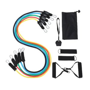 Resistance Bands Set with Handles Door Anchor Ankle Straps